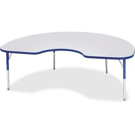 Jonti-Craft TABLE, KIDNEY, 48X72, GY/BE JNT6423JCE003